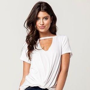 SOCIALITE White Tee T-Shirt NWOT